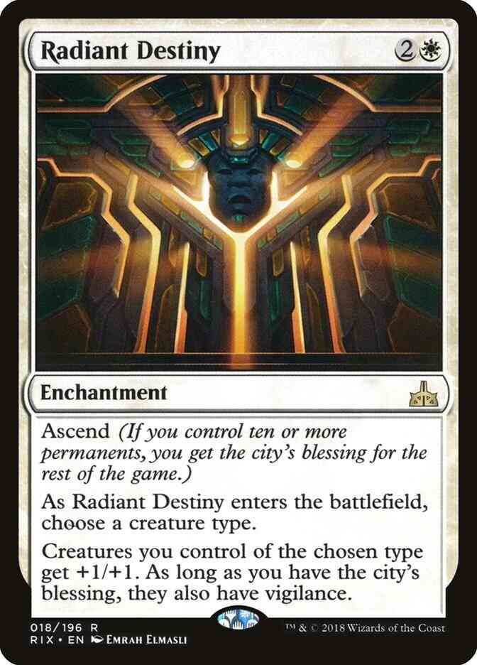 Radiant Destiny [18] [Rivals of Ixalan] [Non-Foil]