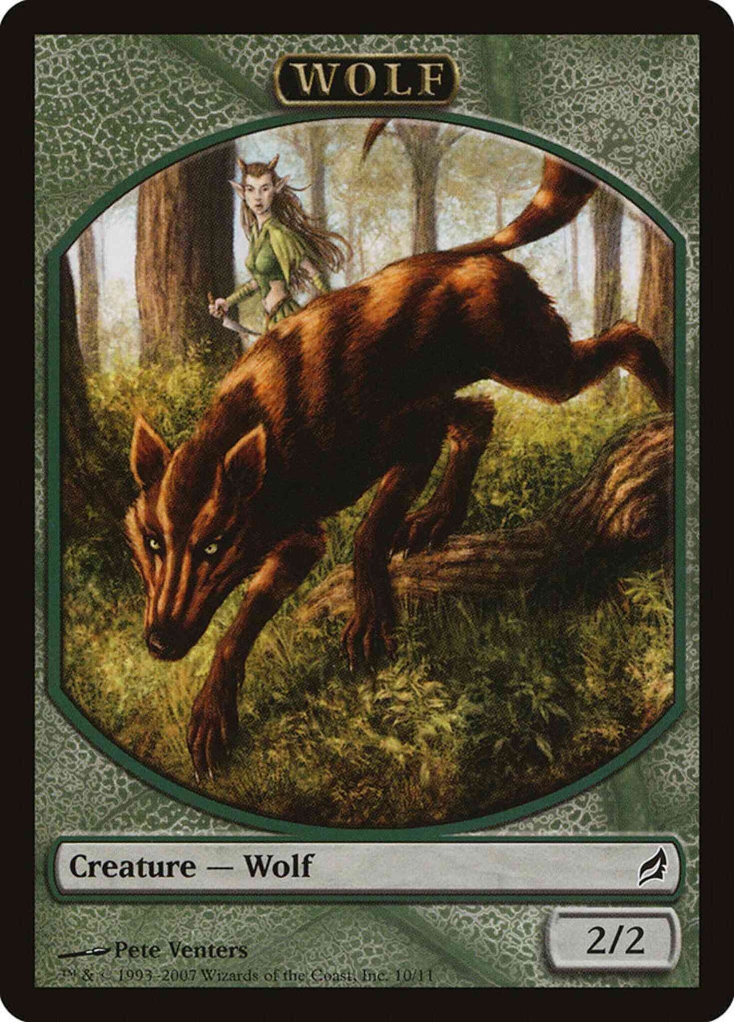 Wolf Token [10] [Lorwyn Tokens] [Non-Foil]