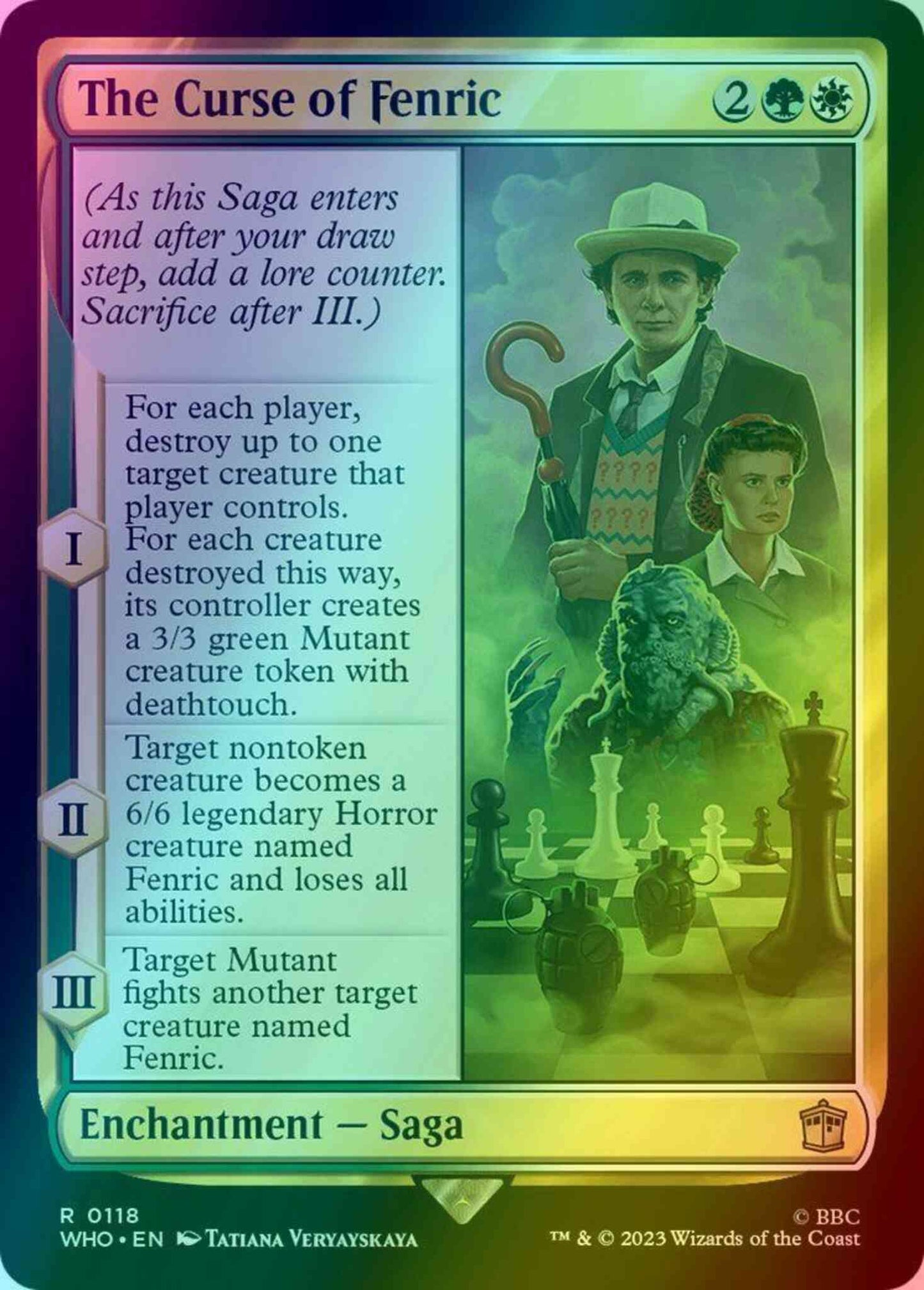 The Curse of Fenric [118] [Universes Beyond: Doctor Who] [Foil]