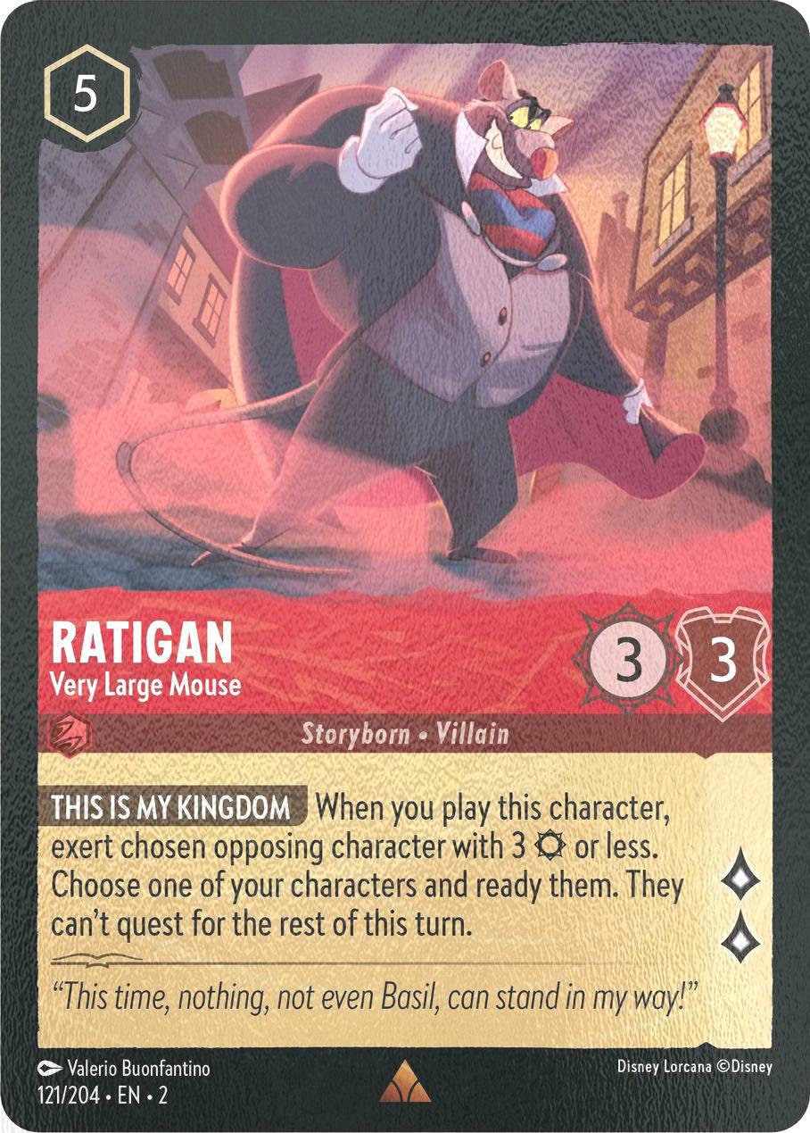 Ratigan - Very Large Mouse - 121/204 [Rise Of The Floodborn] [Cold Foil]