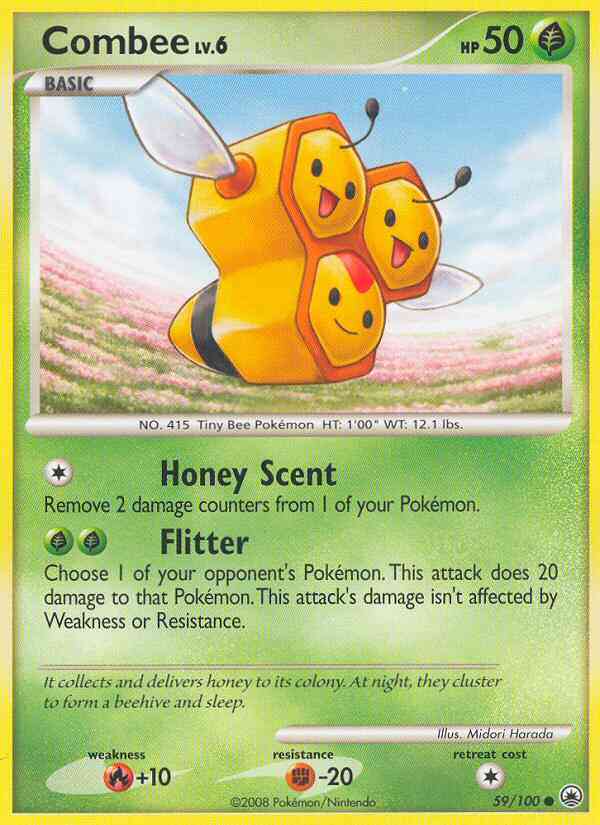 Combee - 59/100 - Common [dp5-59] [Reverse Holo]