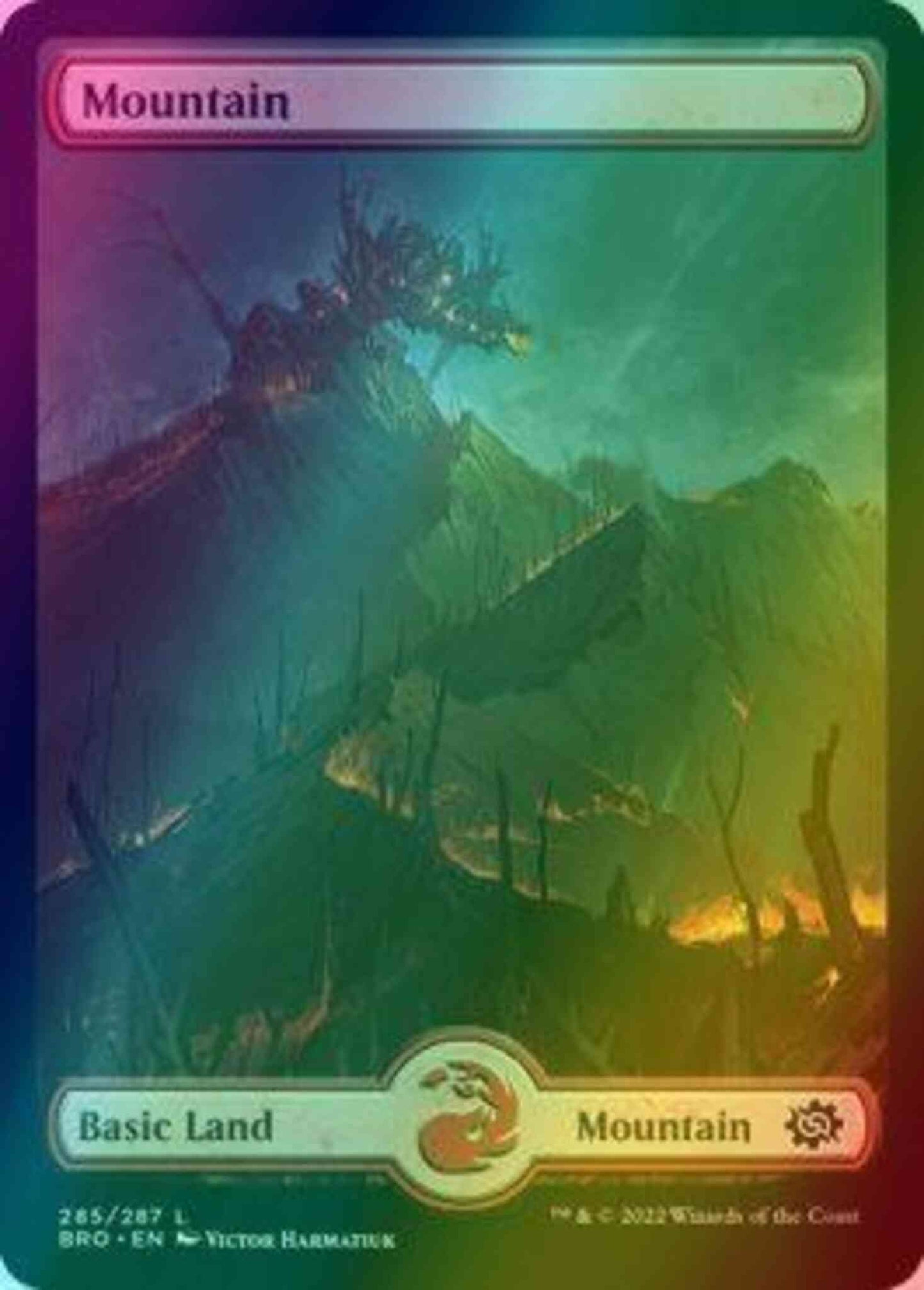 Mountain [285] [Full Art] [The Brothers' War] [Foil]