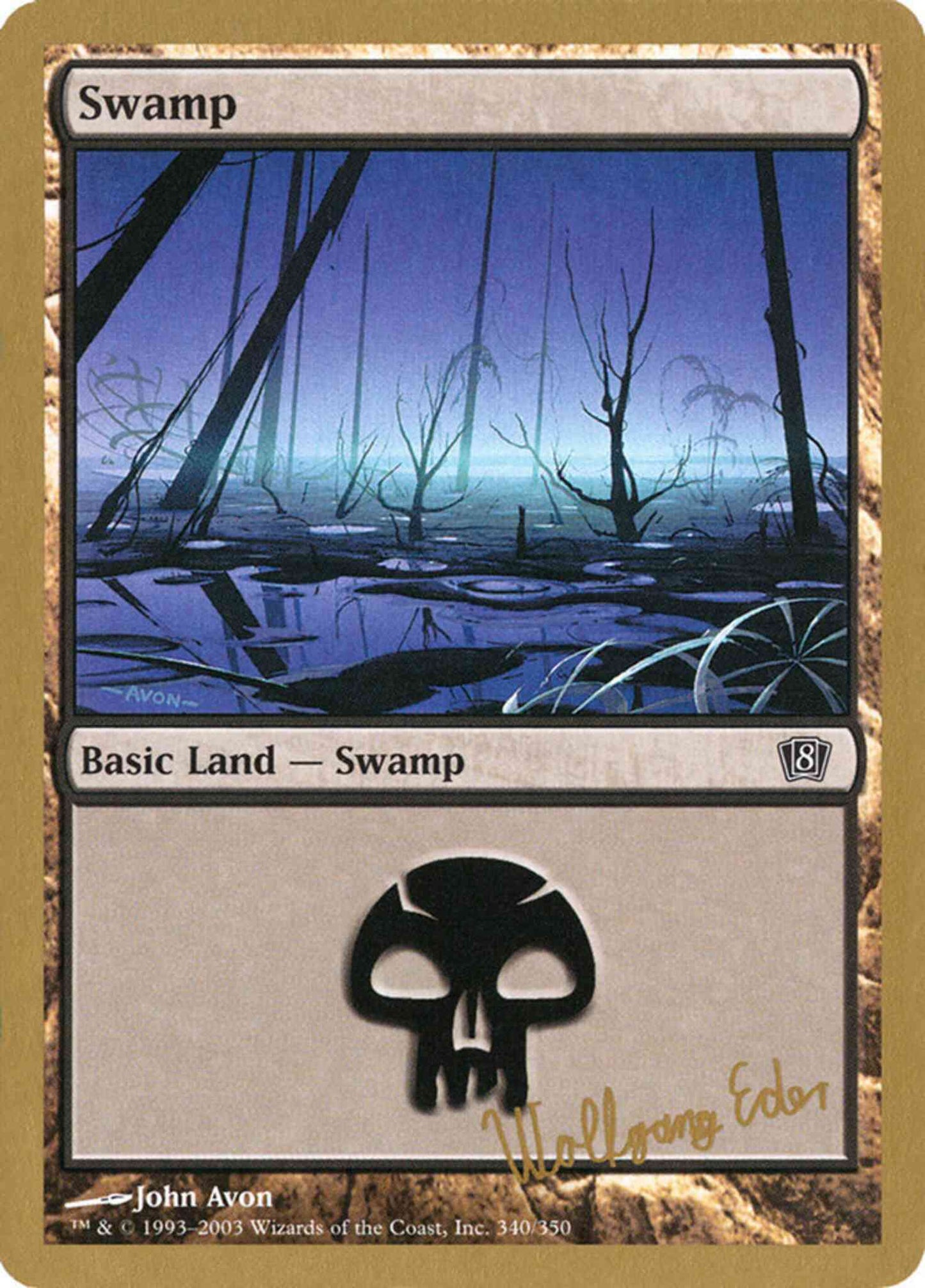 Swamp [we340] [Wolfgang Eder] [340] [World Championship Decks 2003] [Non-Foil]