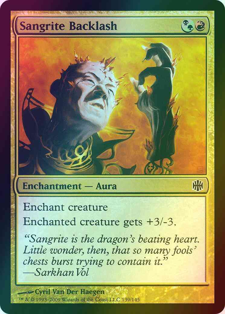Sangrite Backlash [139] [Alara Reborn] [Foil]