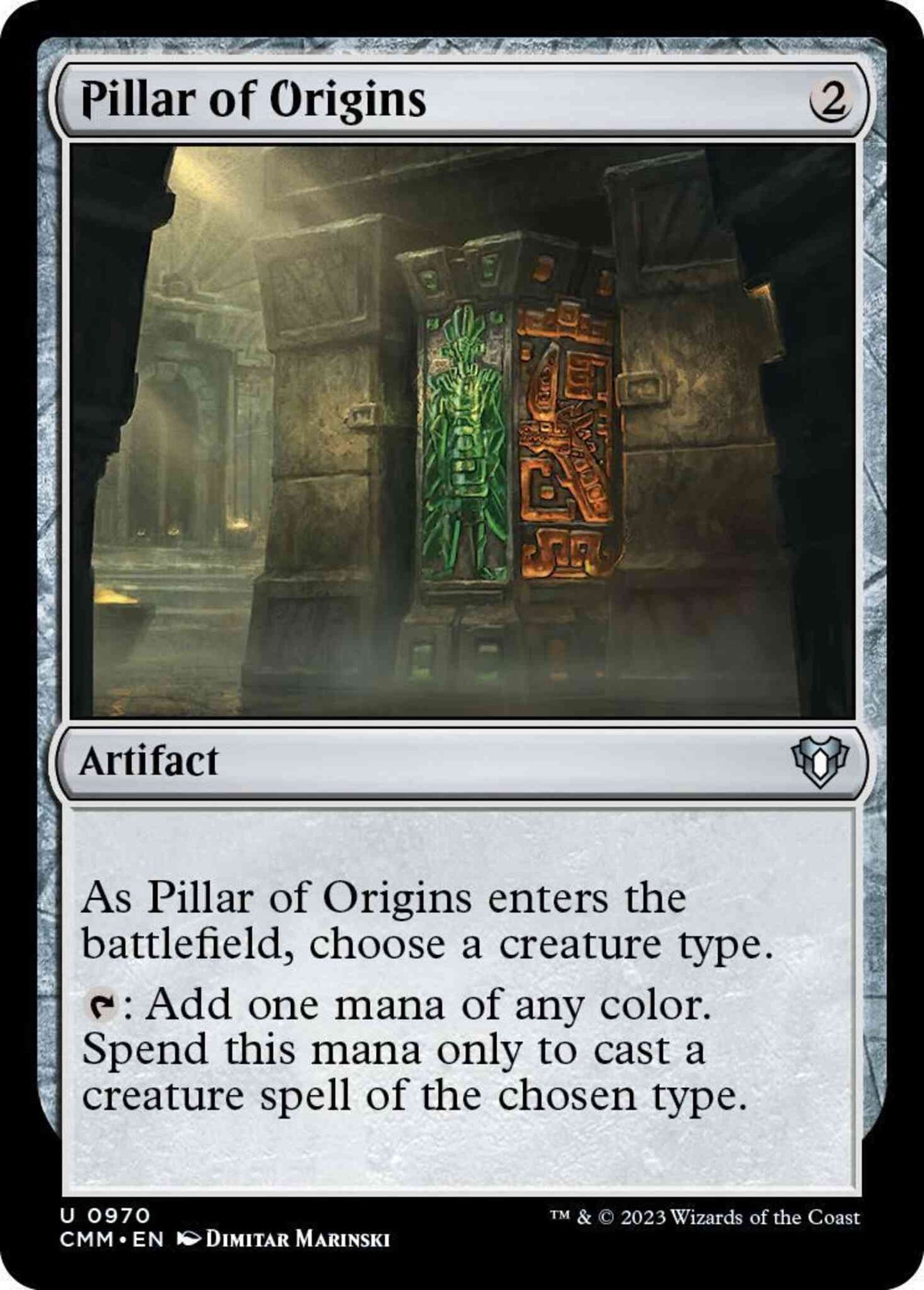 Pillar of Origins [970] [Commander Masters] [Non-Foil]