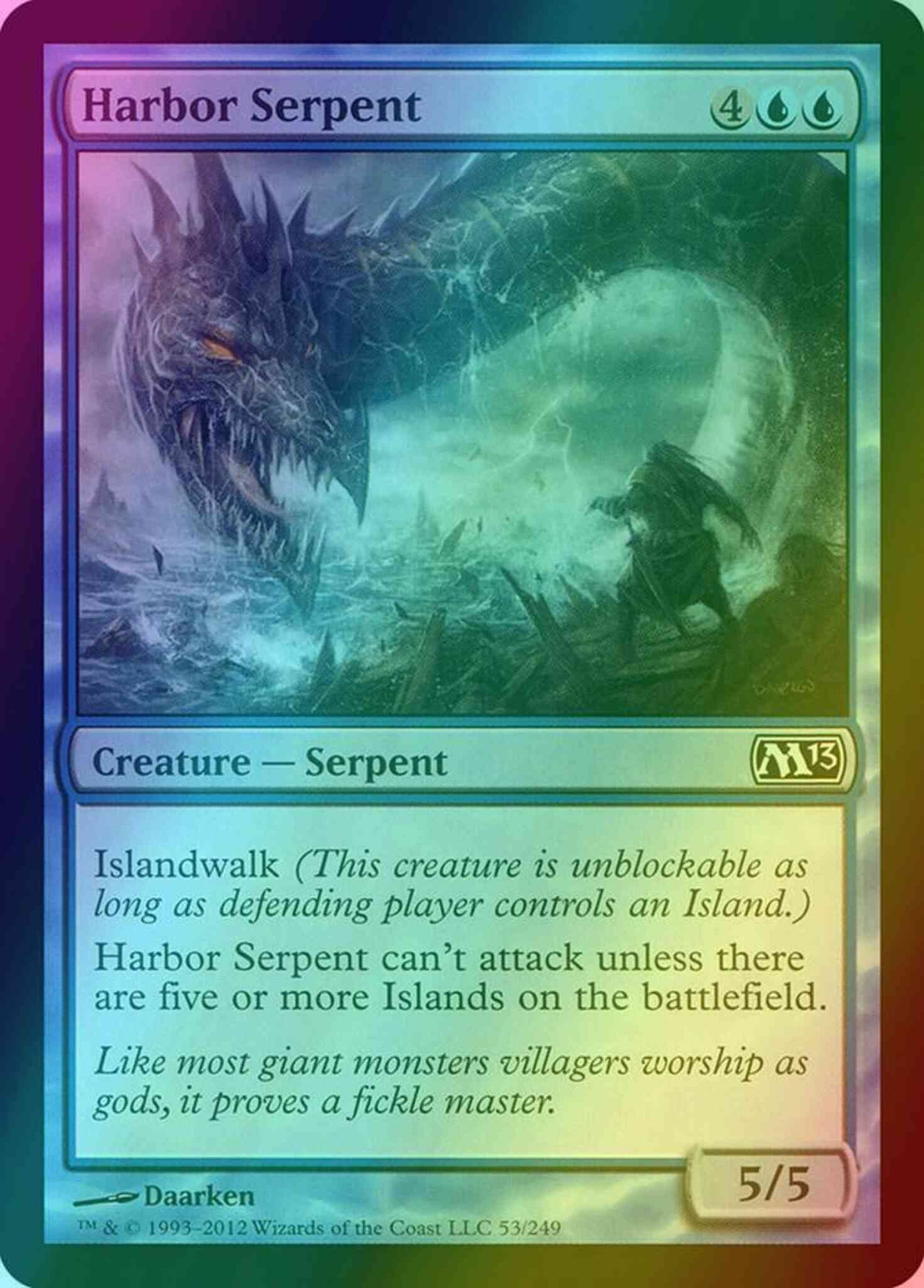 Harbor Serpent [53] [Magic 2013] [Foil]
