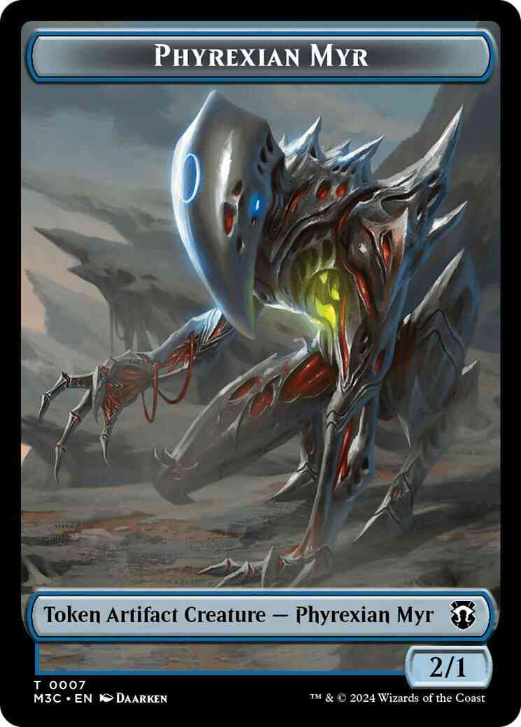 Phyrexian Myr Token (07) // Servo Token (33) [Modern Horizons 3: Commander: Tokens] [Non-Foil]