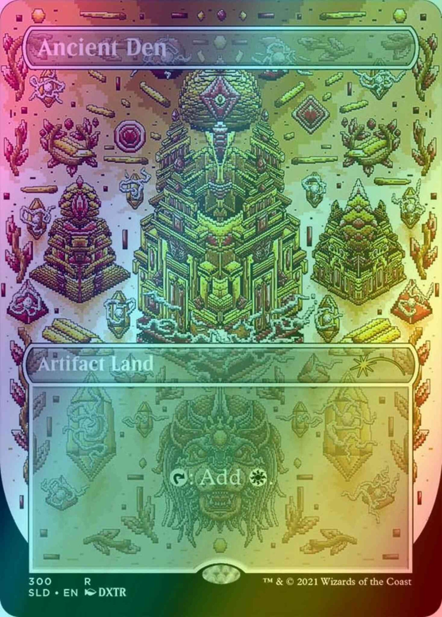 Ancient Den [0300] [Borderless] [Mirrodinsanity] [Secret Lair Drop] [Foil]