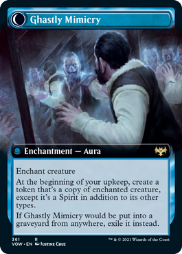 Mirrorhall Mimic // Ghastly Mimicry [361] [Extended Art] [Innistrad: Crimson Vow] [Non-Foil]