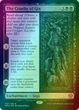 The Cruelty of Gix [87] [Dominaria United] [Foil]