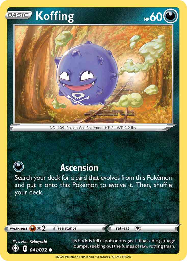 Koffing - 041/072 - Common [swsh45-041] [Non-Holo]