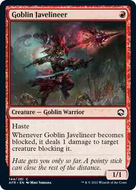 Goblin Javelineer [144] [Adventures in the Forgotten Realms] [Non-Foil]