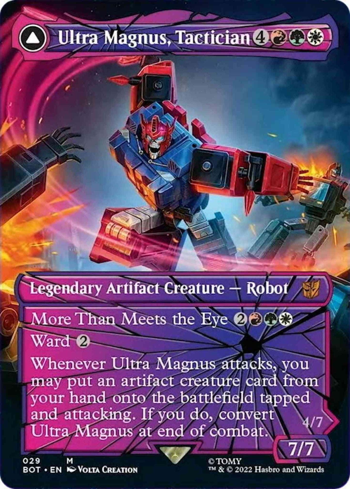 Ultra Magnus, Tactician // Ultra Magnus, Armored Carrier [29] [Borderless] [Shattered Glass] [Universes Beyond: Transformers] [Non-Foil]