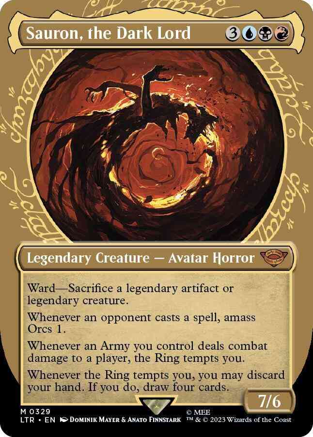 Sauron, the Dark Lord [329] [Ring Showcase] [The Lord of the Rings: Tales of Middle-earth] [Non-Foil]