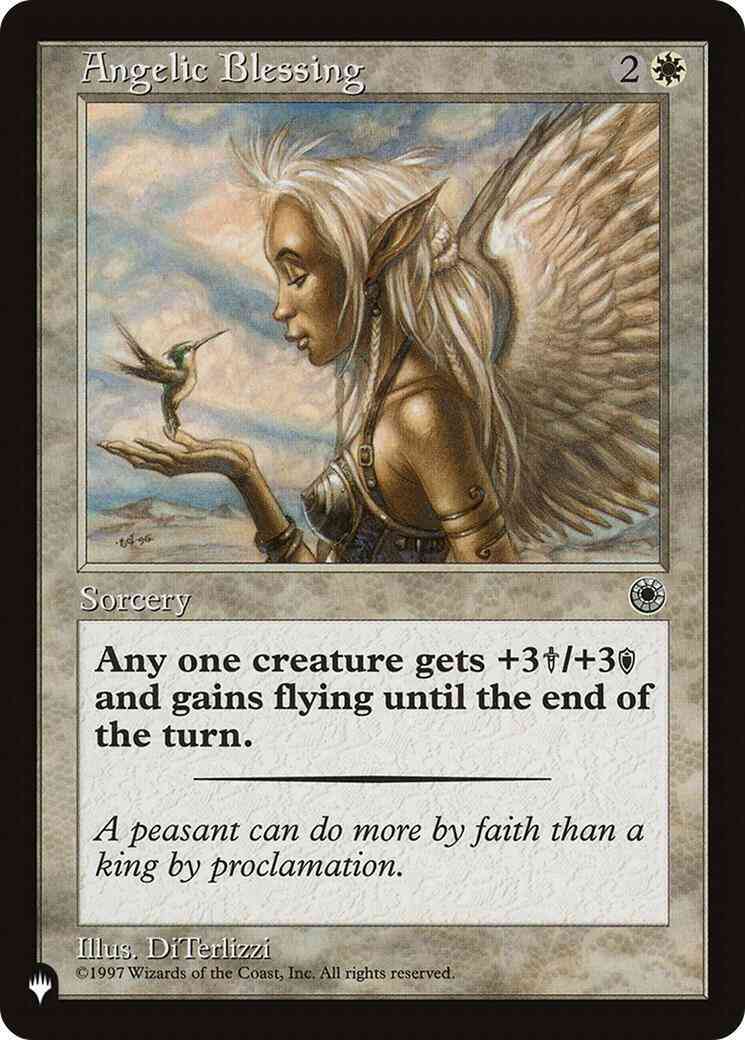 Angelic Blessing [POR-2] [The List] [Non-Foil]