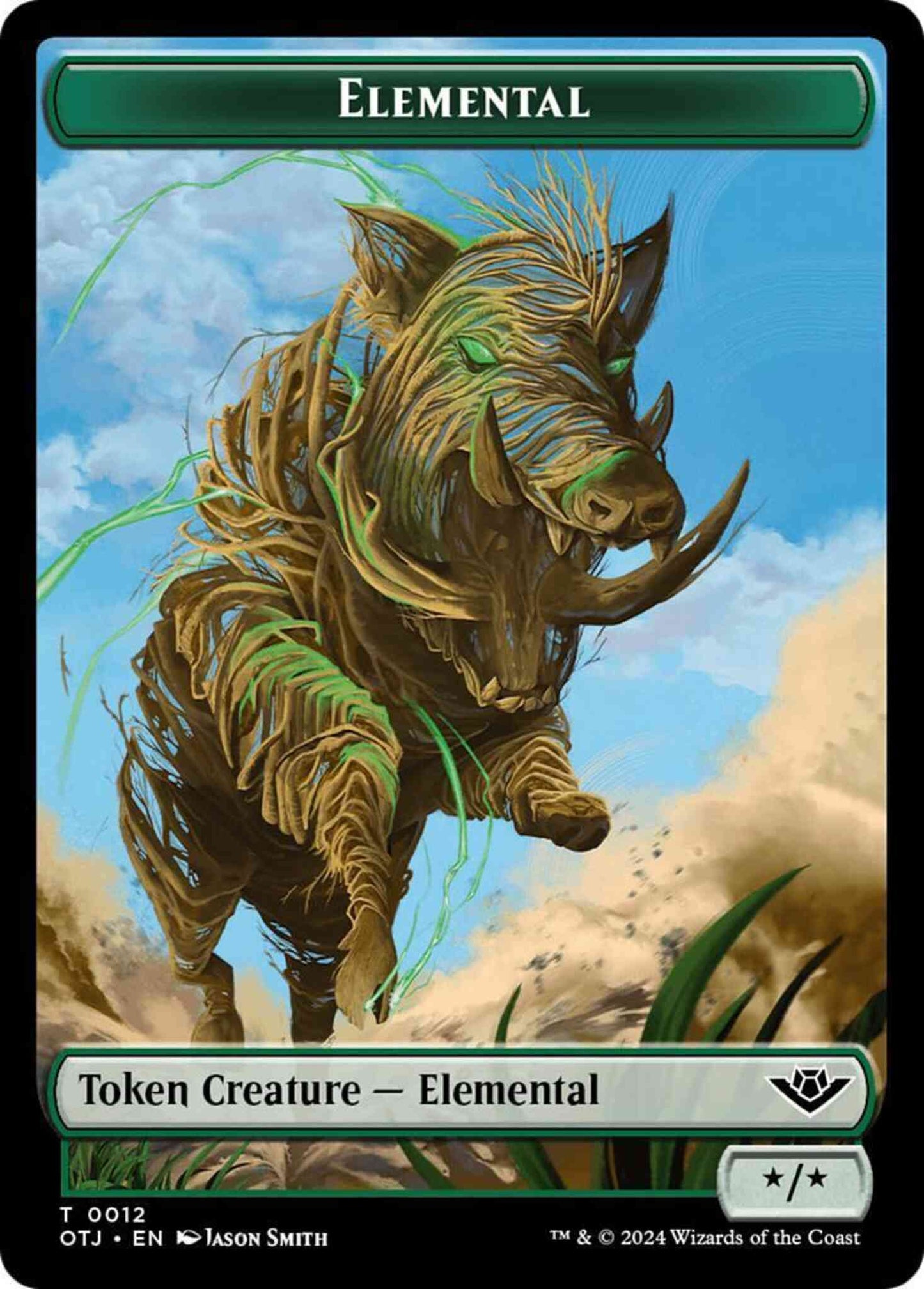 Elemental Token [12] [Outlaws of Thunder Junction: Tokens] [Non-Foil]