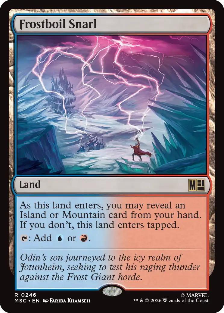 Frostboil Snarl [246] [Marvel Super Heroes: Commander] [Non-Foil]
