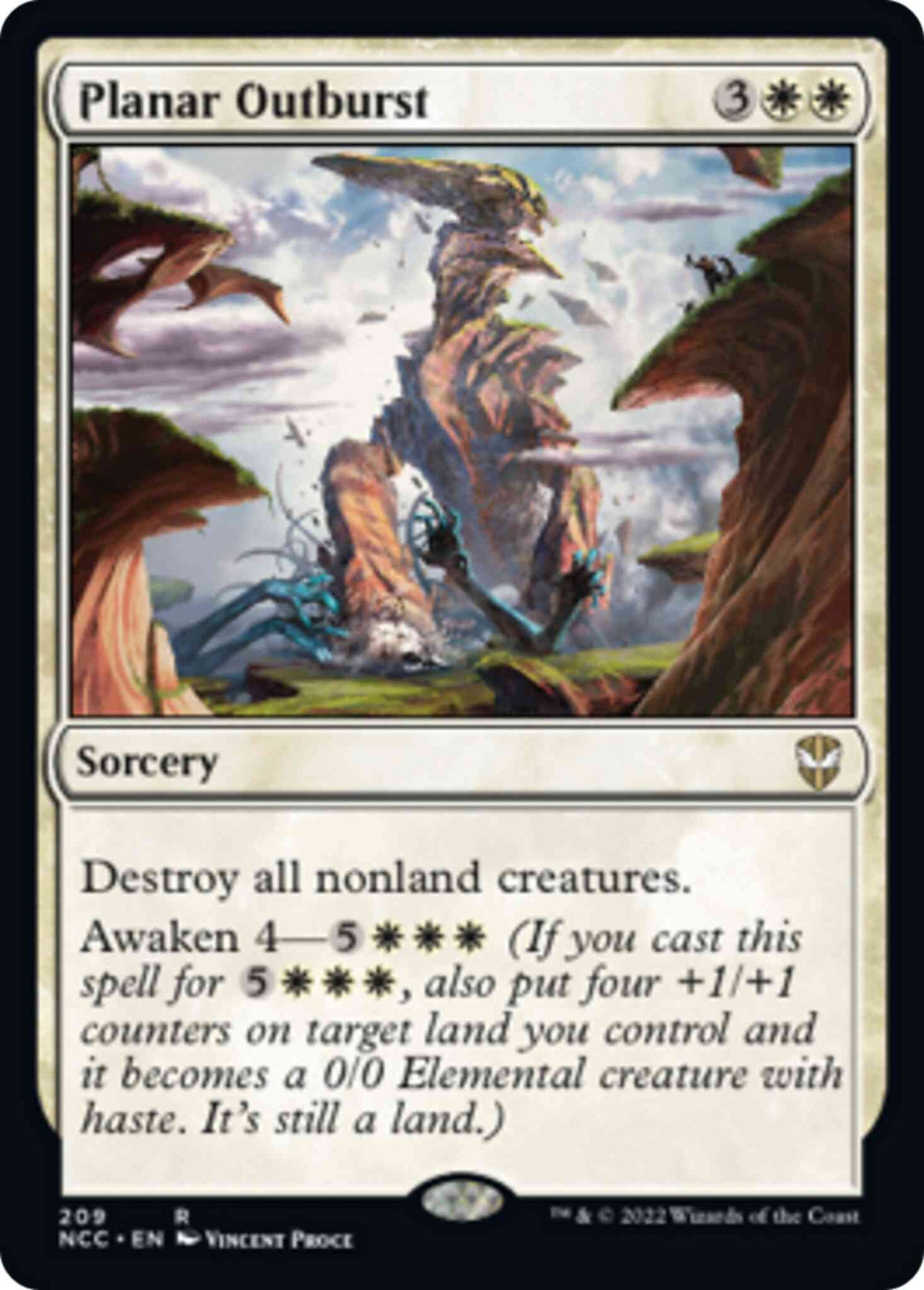 Planar Outburst [209] [Streets of New Capenna: Commander] [Non-Foil]