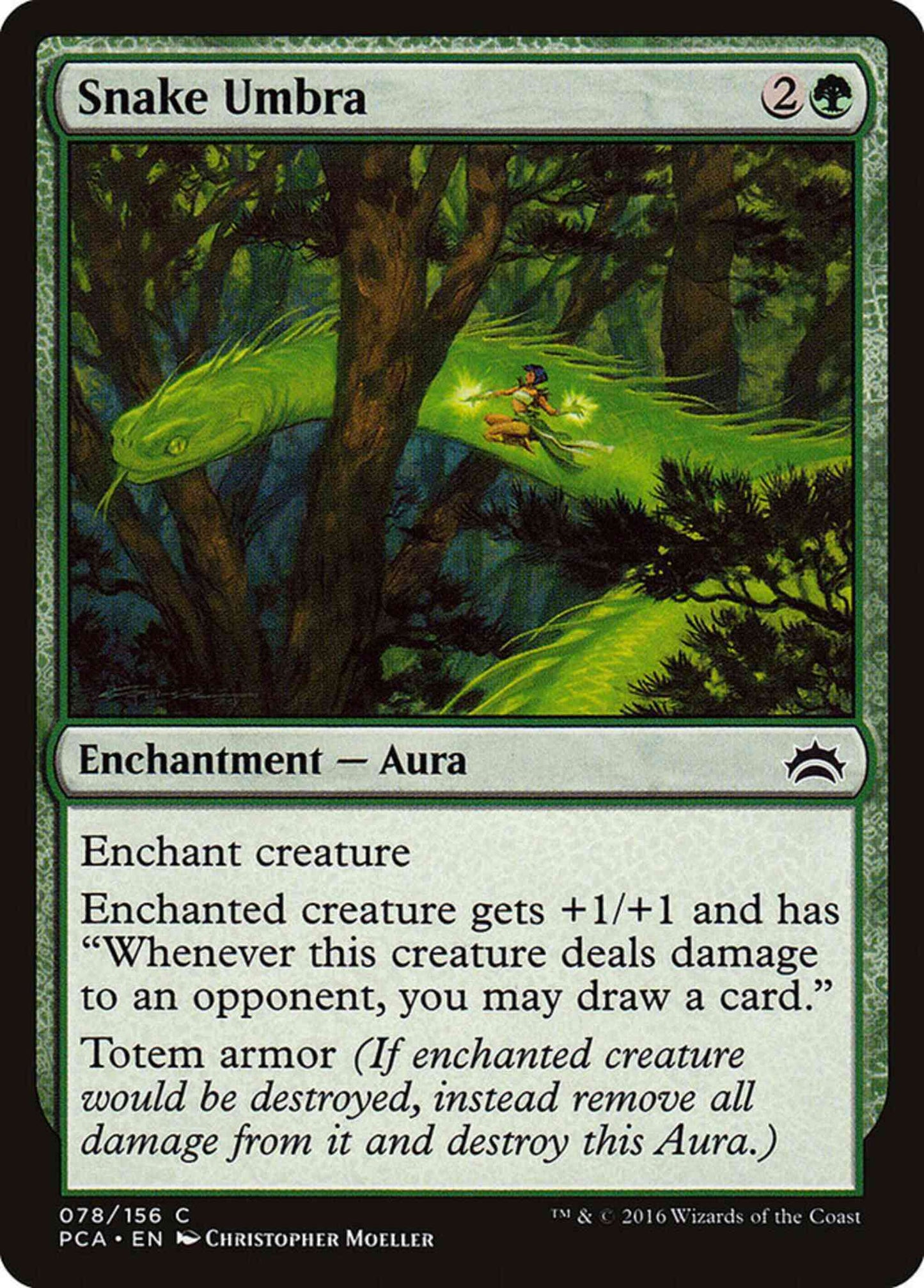 Snake Umbra [78] [Planechase Anthology] [Non-Foil]