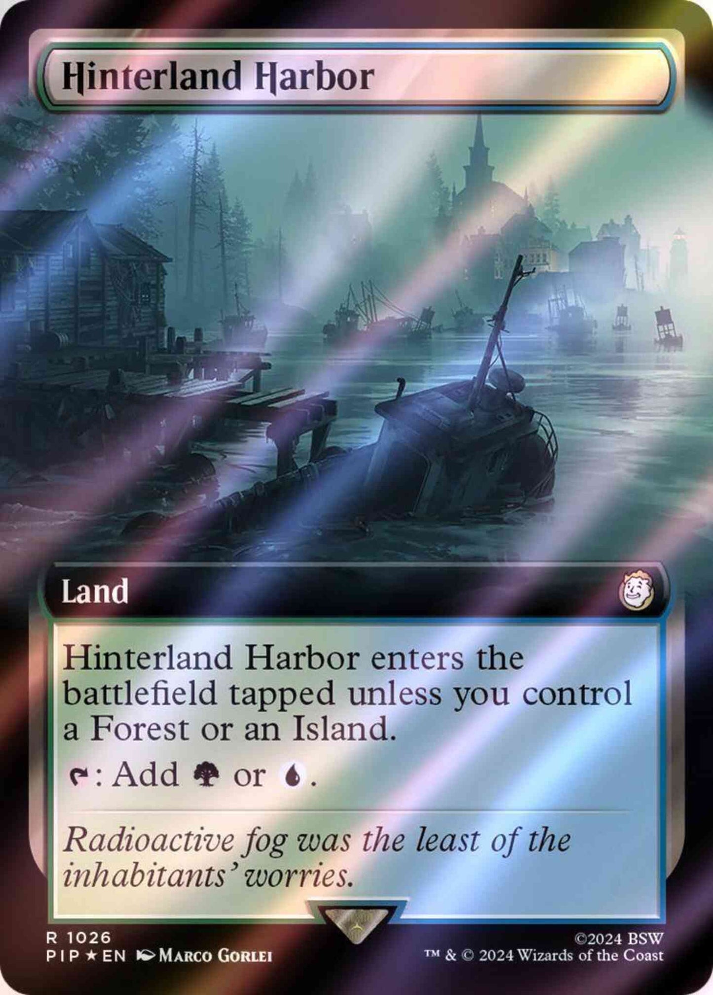 Hinterland Harbor [1026] [Extended Art] [Fallout] [Surge Foil]