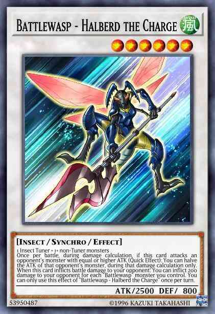 Battlewasp - Halberd the Charge - BLHR-EN037 - Ultra Rare - 1st Edition