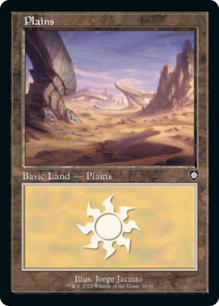 Plains [30] [Retro Frame] [The Brothers' War: Commander] [Non-Foil]