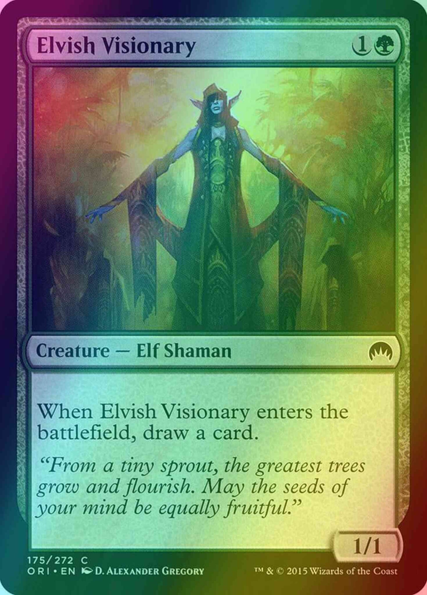 Elvish Visionary [175] [Magic Origins] [Foil]