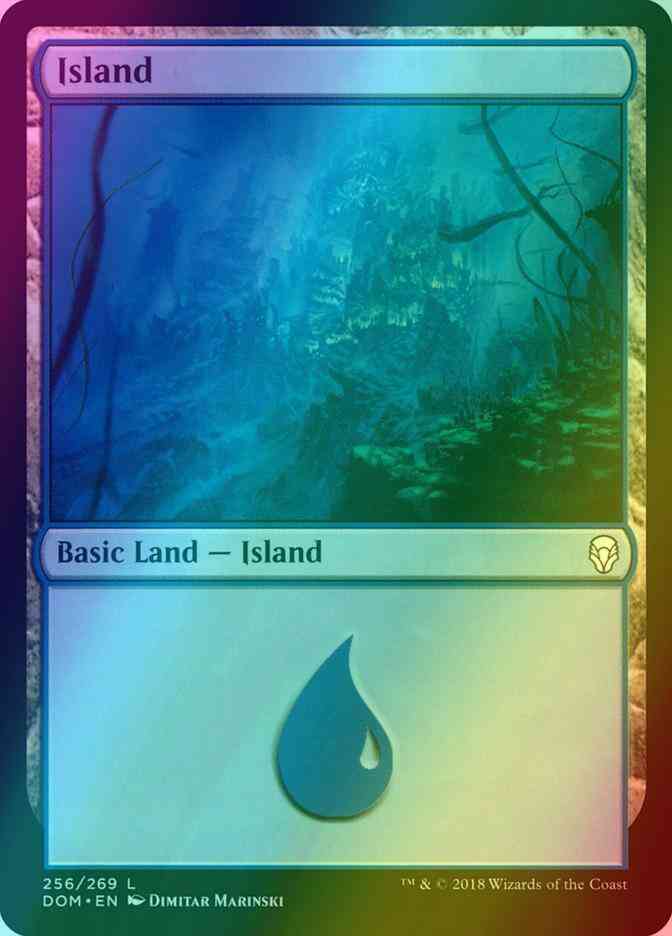 Island [256] [Dominaria] [Foil]
