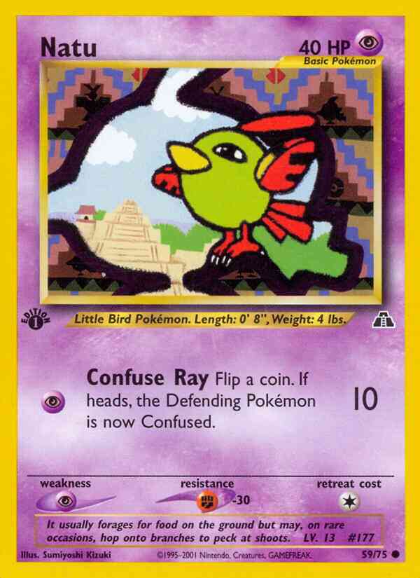 Natu - 59/75 - Common - 1st Edition [neo2-59] [Non-Holo]
