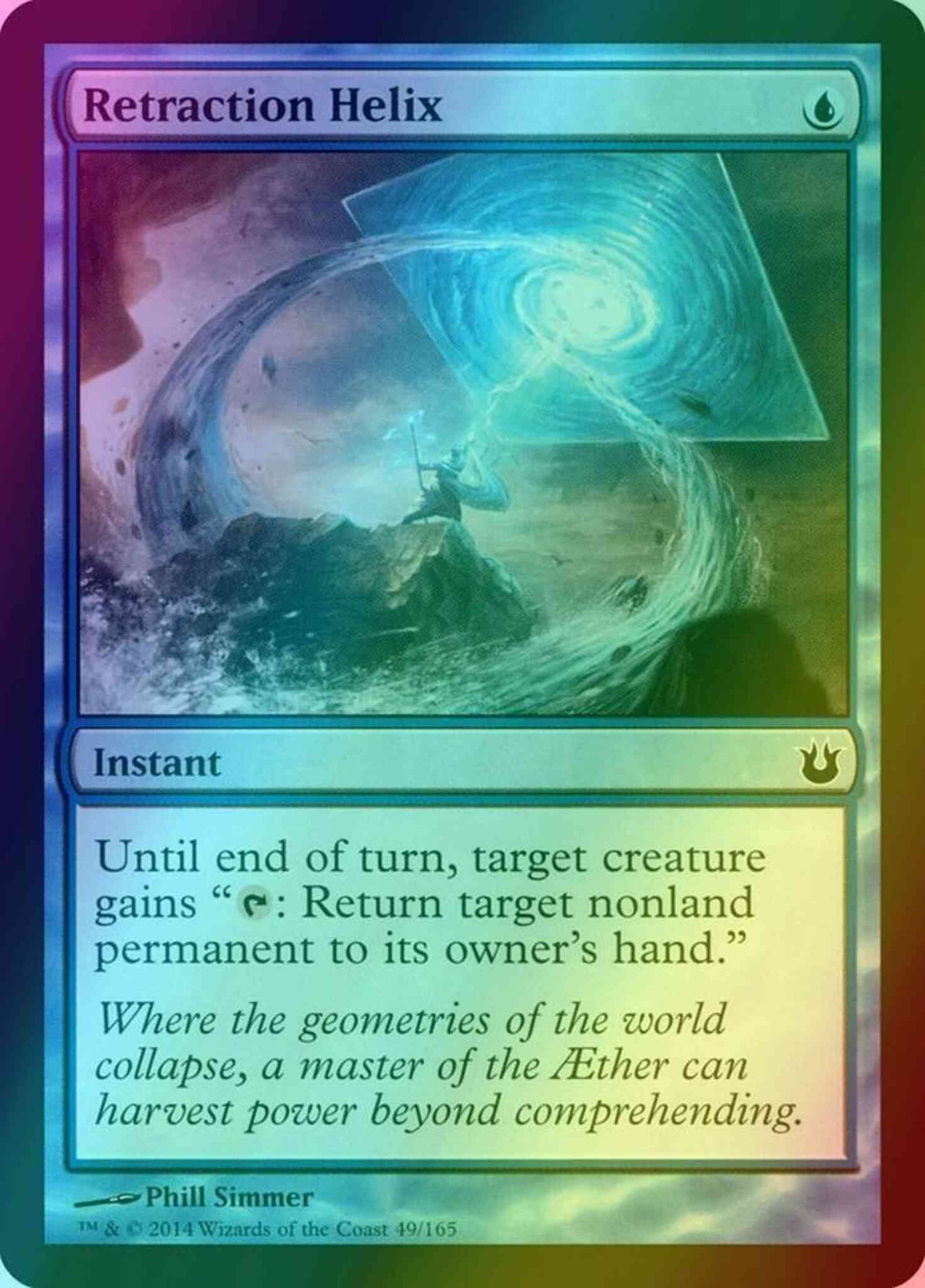 Retraction Helix [49] [Born of the Gods] [Foil]