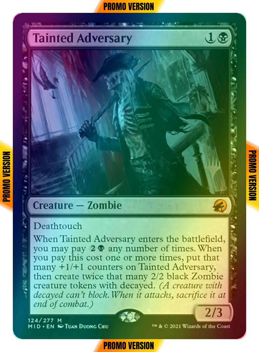 Tainted Adversary [Promo Pack] [124p] [Innistrad: Midnight Hunt Promos] [Foil]