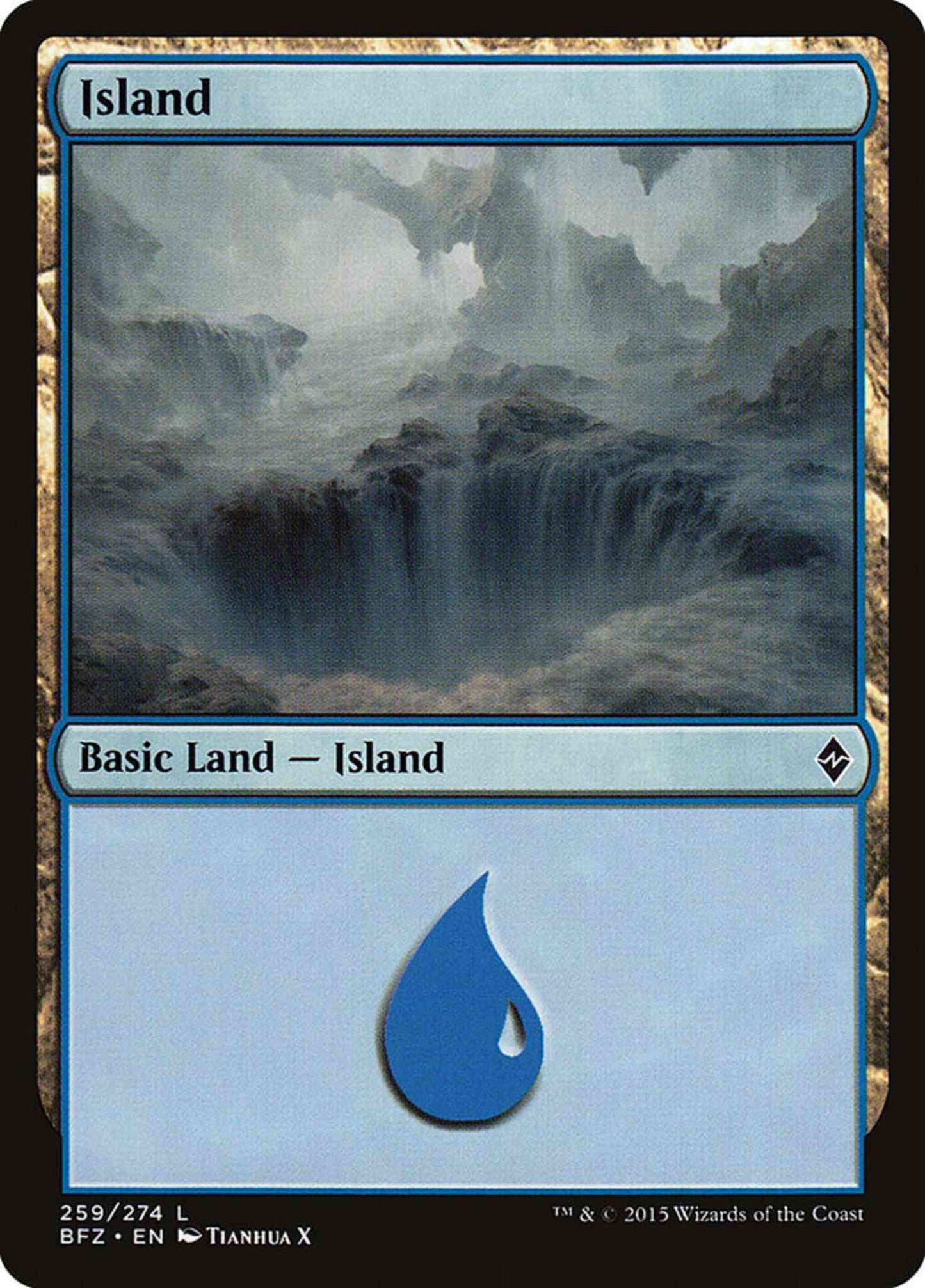 Island [259a] [Battle for Zendikar] [Non-Foil]