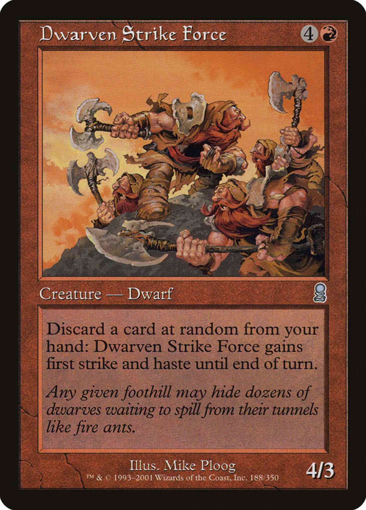Dwarven Strike Force [188] [Odyssey] [Non-Foil]