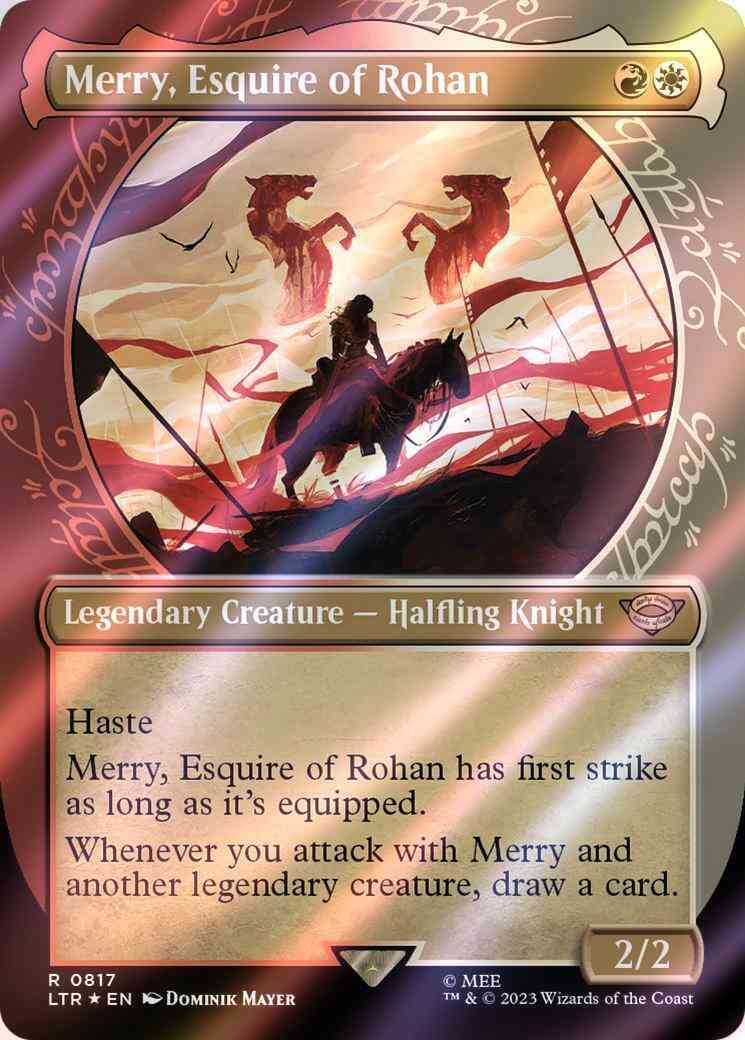 Merry, Esquire of Rohan [817] [Ring Showcase] [The Lord of the Rings: Tales of Middle-earth] [Surge Foil]