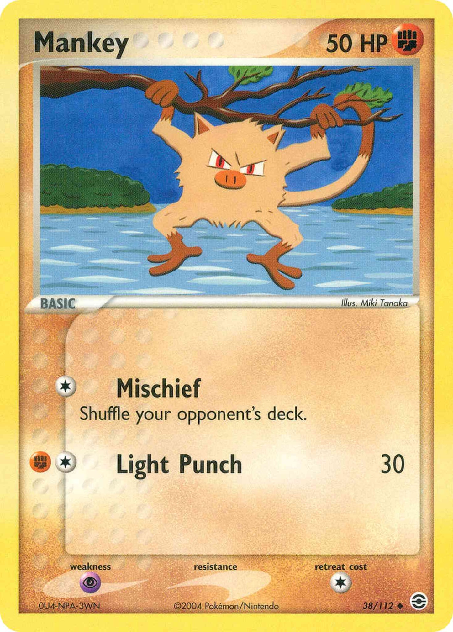 Mankey - 38/112 - Uncommon [ex6-38] [Non-Holo]
