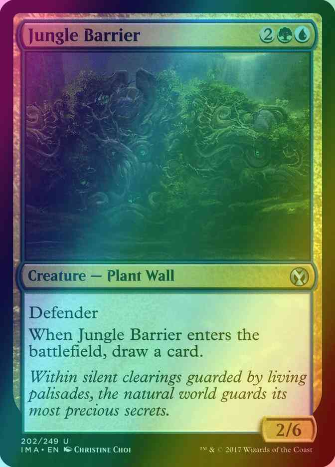 Jungle Barrier [202] [Iconic Masters] [Foil]