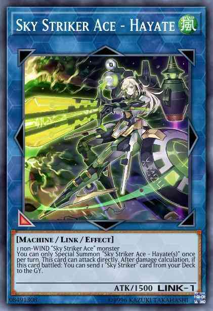 Sky Striker Ace - Hayate - MP19-EN109 - Prismatic Secret Rare - 1st Edition