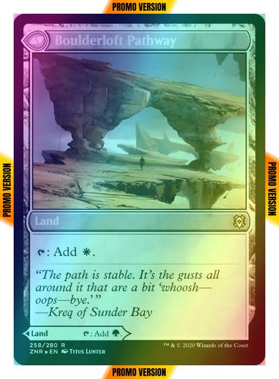 Branchloft Pathway // Boulderloft Pathway [Prerelease] [258s] [Zendikar Rising Promos] [Foil]