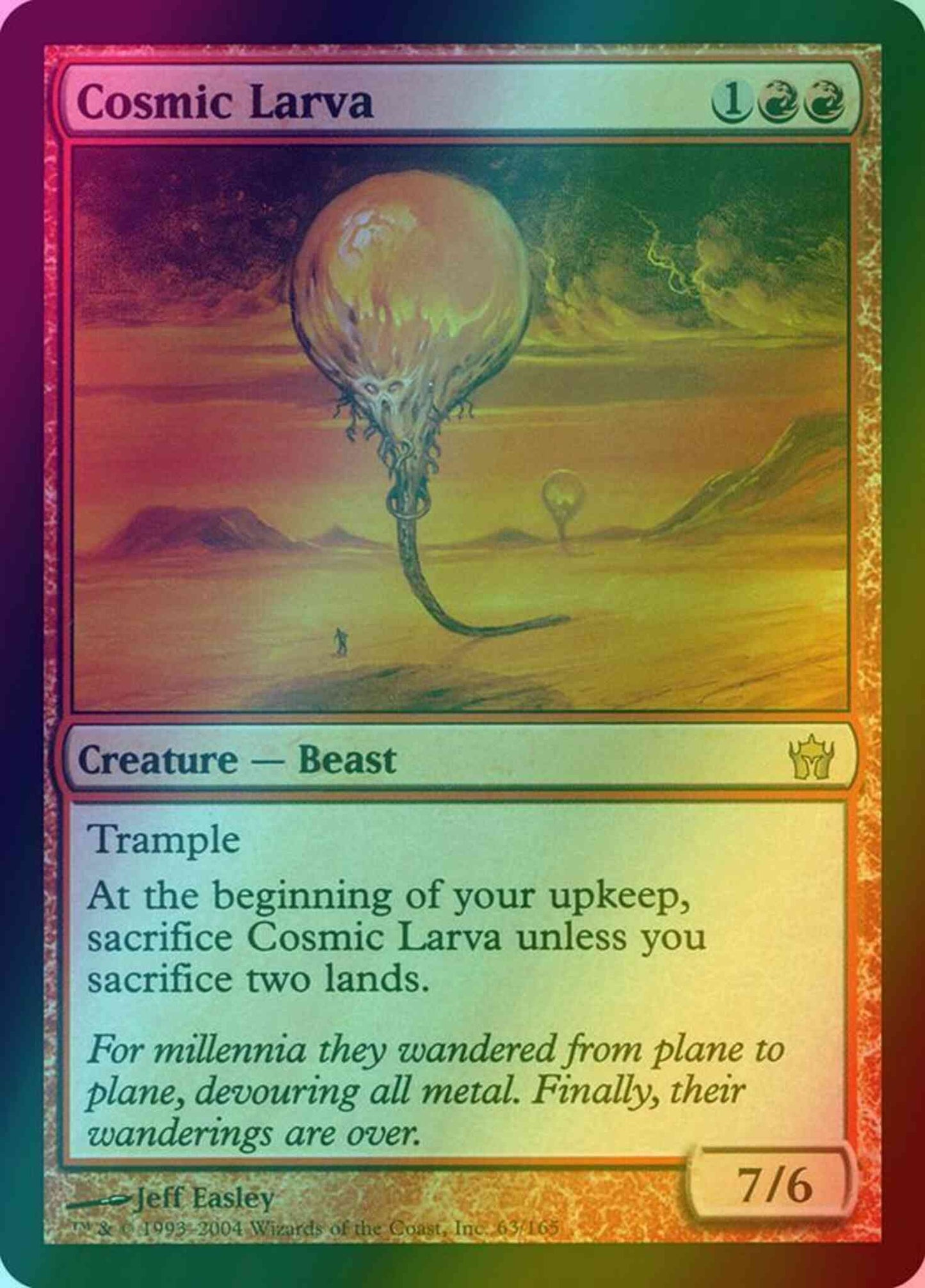 Cosmic Larva [63] [Fifth Dawn] [Foil]