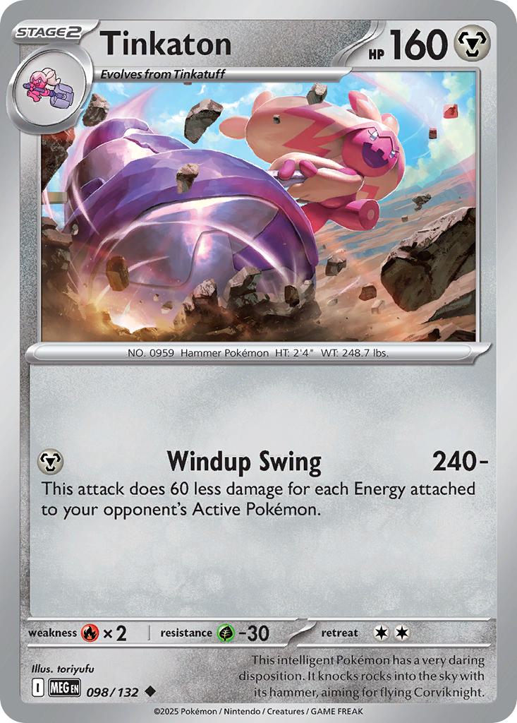 Tinkaton - 098/132 - Uncommon [me01-098] [Non-Holo]