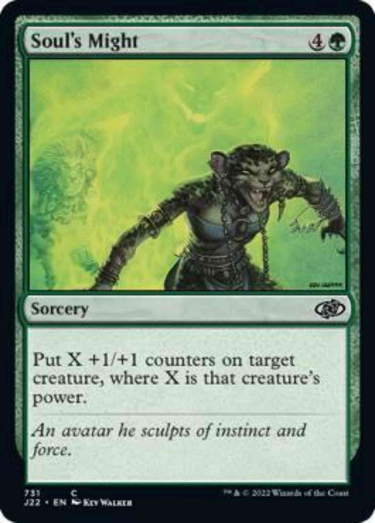 Soul's Might [731] [Jumpstart 2022] [Non-Foil]