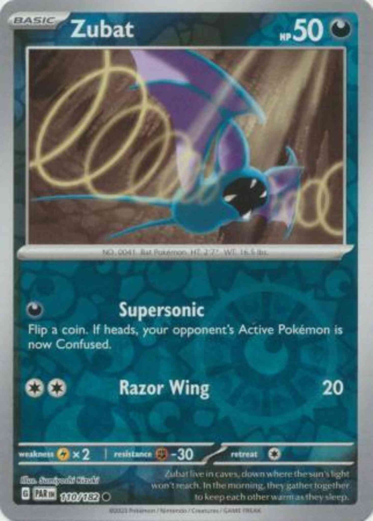 Zubat - 110/182 - Common [sv04-110] [Reverse Holo]