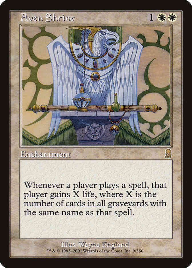 Aven Shrine [9] [Odyssey] [Non-Foil]