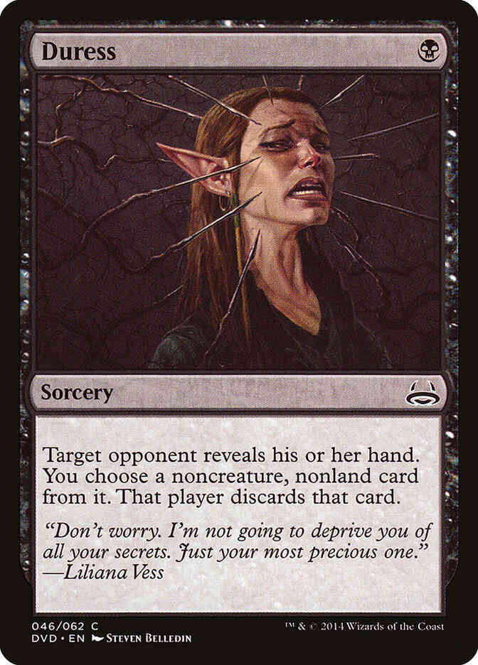 Duress [46] [Duel Decks Anthology: Divine vs. Demonic] [Non-Foil]