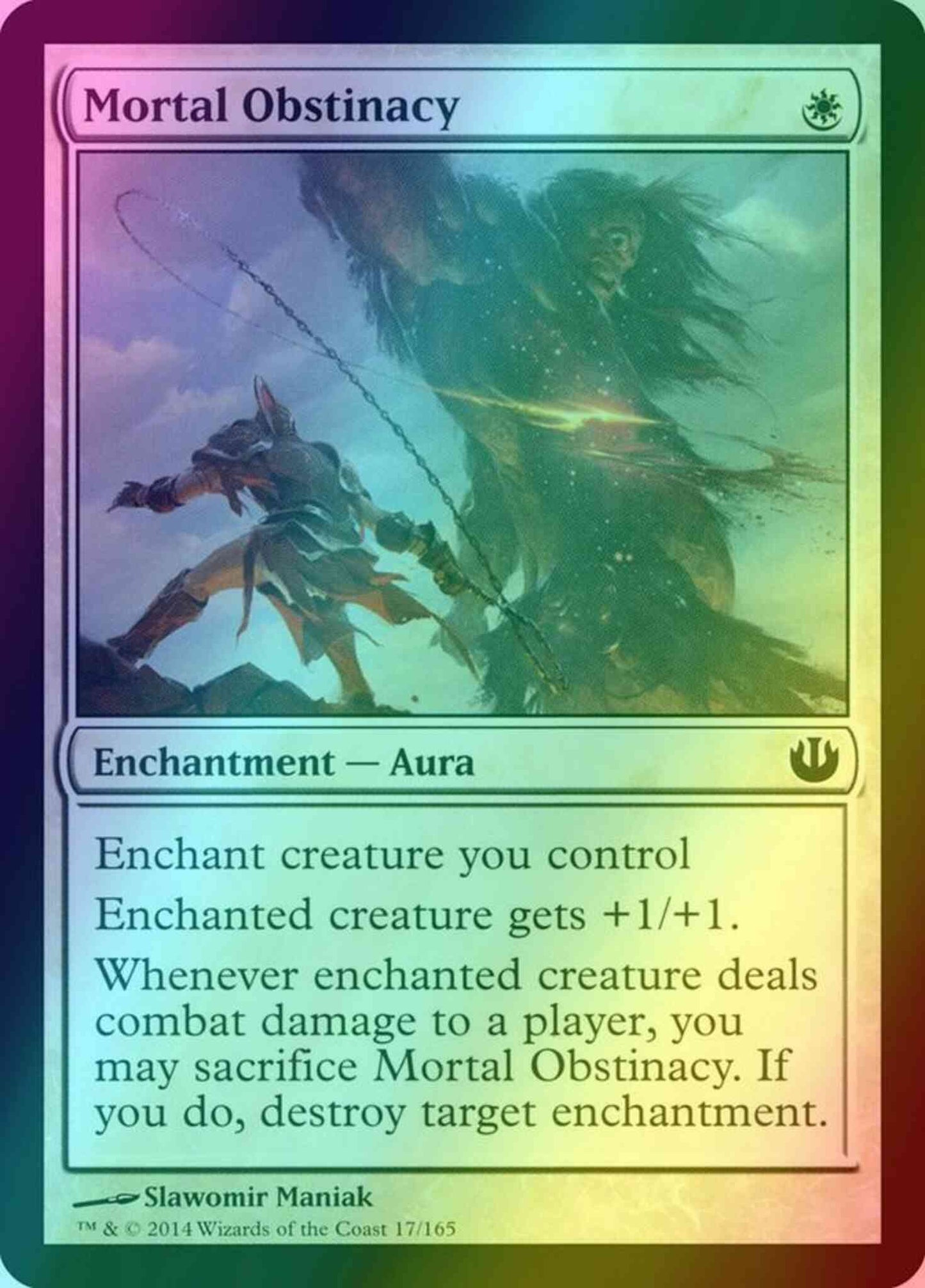 Mortal Obstinacy [17] [Journey into Nyx] [Foil]