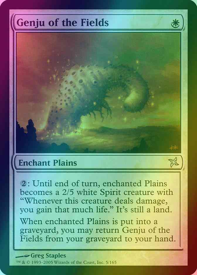 Genju of the Fields [5] [Betrayers of Kamigawa] [Foil]
