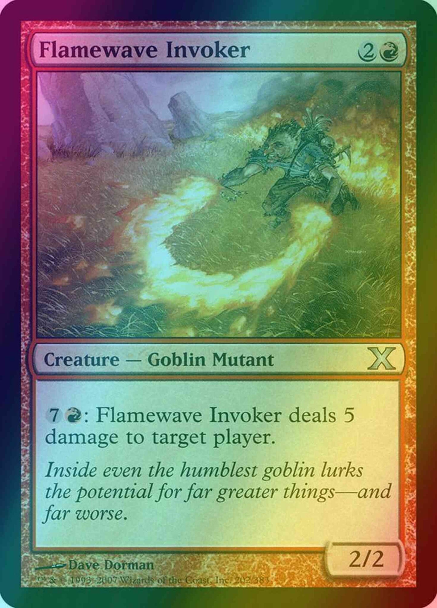 Flamewave Invoker [202] [Tenth Edition] [Foil]