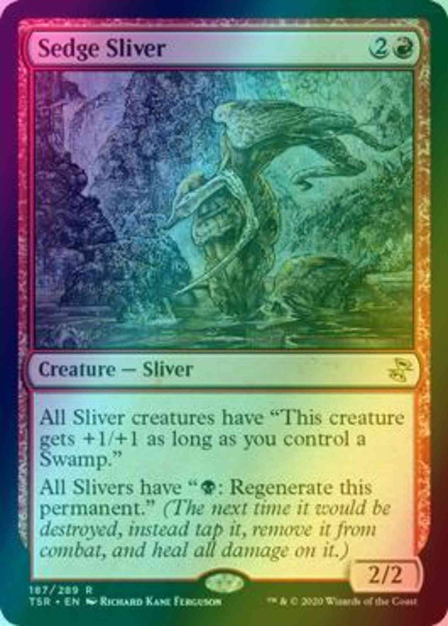 Sedge Sliver [187] [Time Spiral Remastered] [Foil]