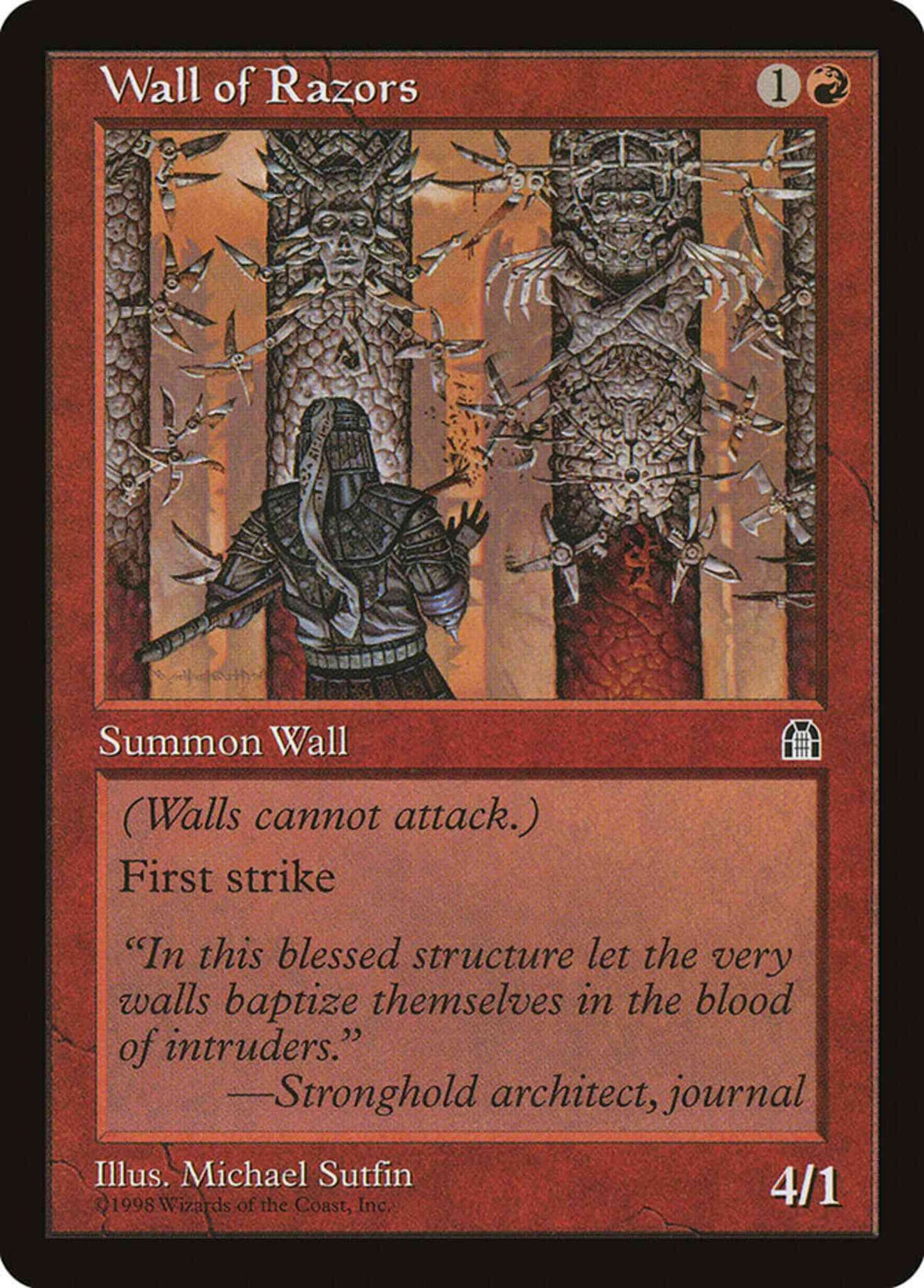 Wall of Razors [100] [Stronghold] [Non-Foil]