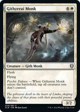 Githzerai Monk [20] [Commander Legends: Battle for Baldur's Gate] [Non-Foil]